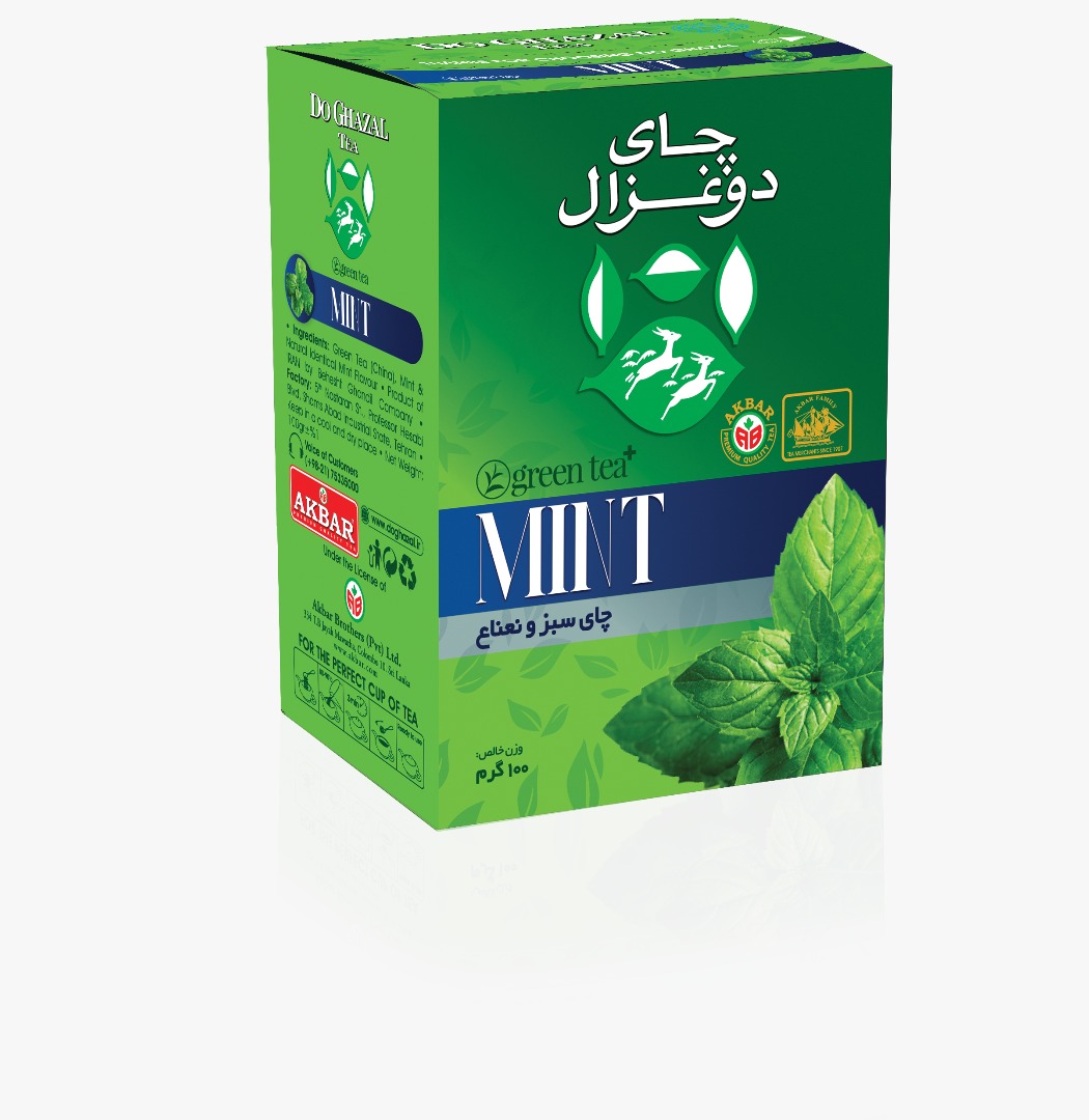 چای سبز و نعناع دوغزال – ۱۰۰ گرم