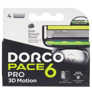 یدک تیغ خود تراش دورکو ۶ لبه ۴ عددی