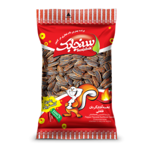 تخمه آفتابگردان فلفلی سنجابک ۱۰۵ گرم